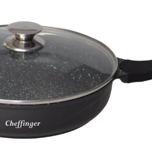 Null Cheffinger Grillpfanne Alu Guss Ø28cm Abnehmbarer Griff Steakpfanne Fischpfanne Pfanne Braten Marmor Induktion Für Alle Herdarten 15