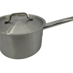 Null Saucentopf Sauteuse Schwenkpfanne Stielkasserolle Edelstahl Induktion Gas Ceran Ø 16cm GSP 11