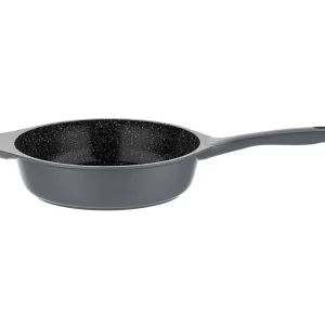 Null Schäfer Bratpfanne Ø28cm 3L Aluminium Phenolharz Pfanne Induktion Antihaft Beschichtung Silber 11