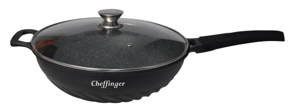 Null Cheffinger Bratpfanne Induktion Antikratz Pfanne Marmor 20 Cm 6