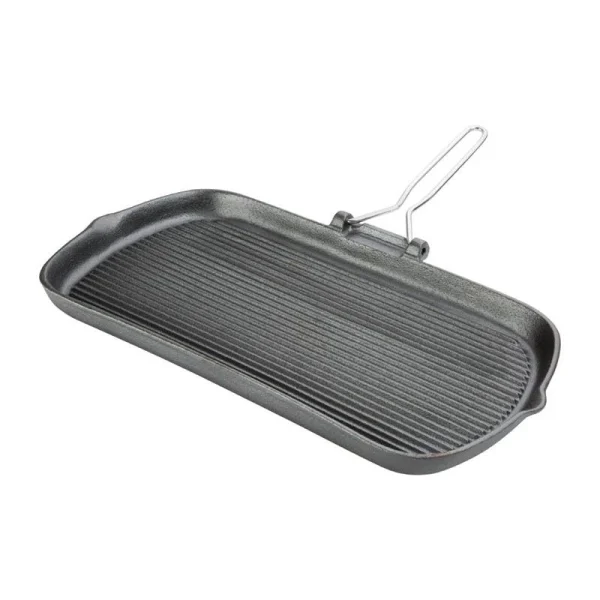 Vogue Quadratische Skillet Grillpfanne Antihaft 24cm 4