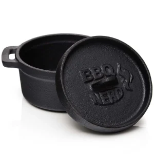 Null BBQ-Nerd© Dutch Oven Brottopf – Kastenform Mit Deckel 5,5 L | Brotbackform Mit Gerillter Steakpfanne | Feuertopf Für Alle Herdarten 17