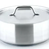 Metro-professional METRO Professional Topf Mit Flachem Deckel, Ø 20 Cm, 2.5 L, Silber 23