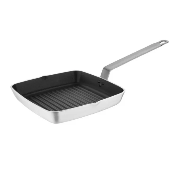 Vogue Quadratische Skillet Grillpfanne Antihaft 24cm 1