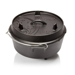 Null Petromax Feuertopf Ft3-t Dutch Oven Gusseisen 1,6L Planer Boden 1-3 Personen 13