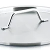 Metro-professional METRO Professional Topfdeckel HS-LD24, Edelstahl, Ø 24 Cm, Mit Dampföffnung, Ofenfest 25