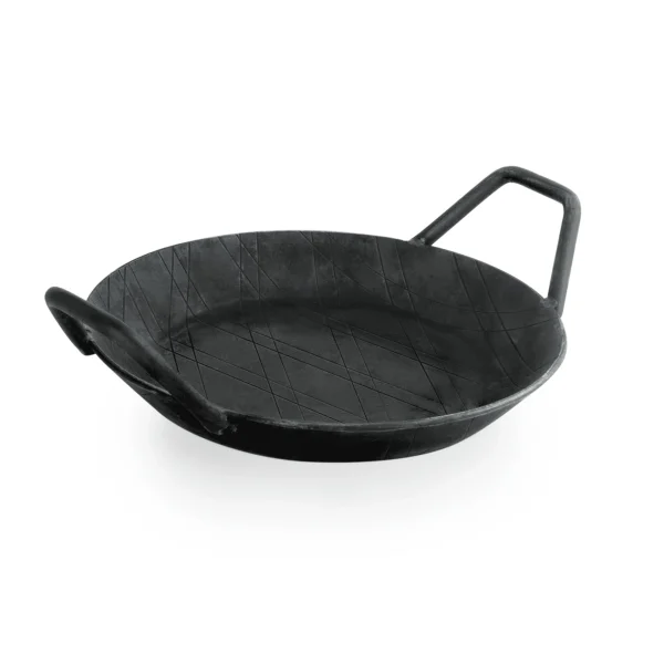 Was-germany WAS Germany – Brat-/Servierpfanne Iron Pan 22, Mit 2 Seitengriffen, Ø 20 Cm, Eisen (2258200) 3