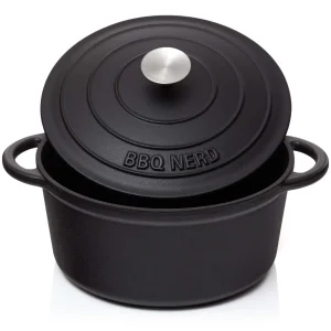 Null BBQ-Nerd© 6er Set Mini Dutch Oven | Kleiner Gusseisentopf Mit Deckel 11x5cm Für Grill, Feuerstelle, Backofen, Herd ǀ Serviertöpfe Kochtopf Schmortopf 19