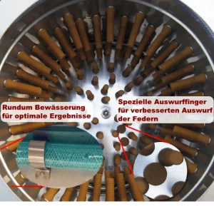 Beeketal Geflügelrupfmaschine Rupfmaschine Nassrupfmaschine Für Hühner U. Enten – BRM1600 19