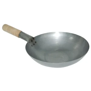 Vogue Wok Stahl 25cm 13