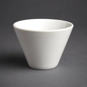 Null Gastronoble Olympia Whiteware Konische Auflaufförmchen Weiß 10cm 21