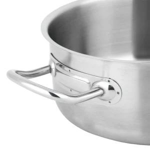 Metro-professional METRO Professional Topf Mit Flachem Deckel, Ø 20 Cm, 2.5 L, Silber 21