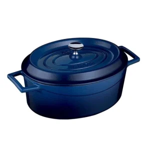 Null Lava Gusseisen Casserole Ø28 Blau 21