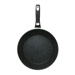 Null Cheffinger Wok Pfanne Induktion Deckel Abnehmbarer Griff Ø30cm Marmor 21