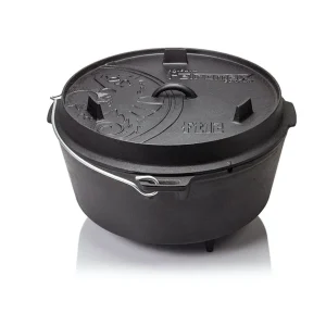 Null Petromax Feuertopf Ft3-t Dutch Oven Gusseisen 1,6L Planer Boden 1-3 Personen 15