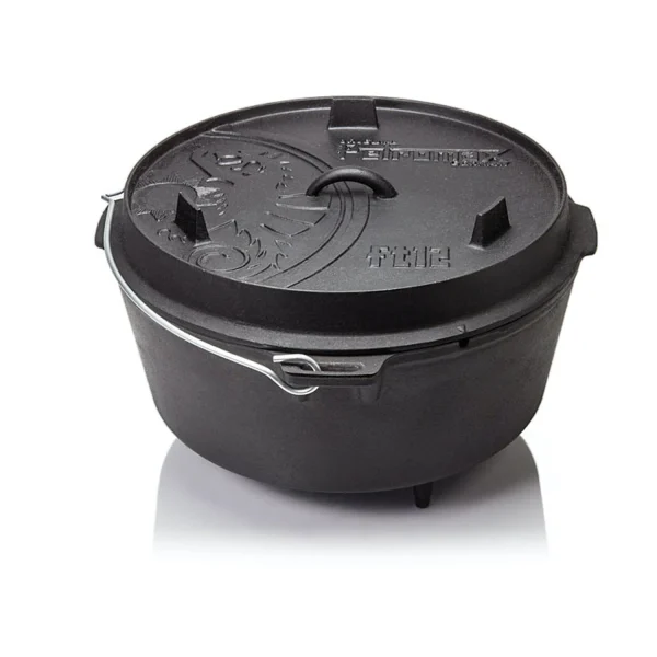 Null Petromax Feuertopf Ft3-t Dutch Oven Gusseisen 1,6L Planer Boden 1-3 Personen 5