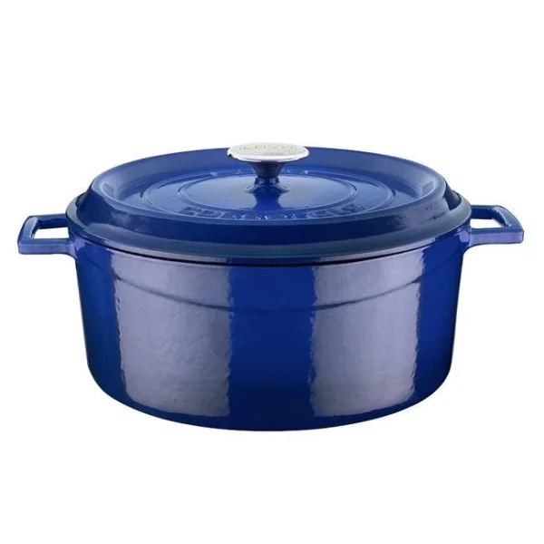 Null Lava Gusseisen Casserole Ø28 Blau 7