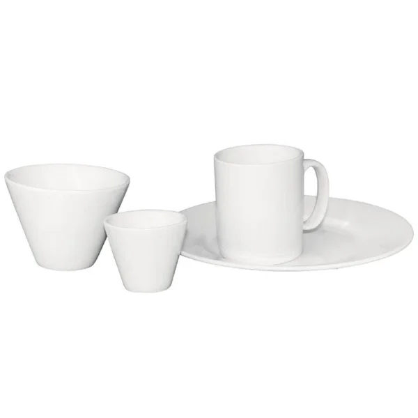 Null Gastronoble Olympia Whiteware Konische Auflaufförmchen Weiß 10cm 7