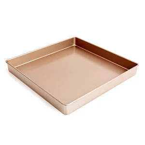 Null CHEFMADE |32cm Plätzchenblech| 325x287x50mm| Champagnergold| Antihaft- & Silikonbeschichtet|Keksblech| Cookieblech|Backblech| Cookie Sheet| Backblech 17