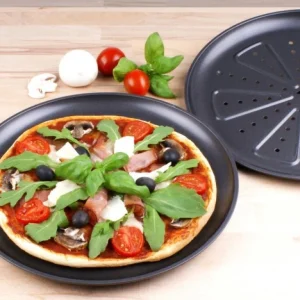 Null 2 X CHG Pizza-Backblech Antihaftbeschichtet Durchmesser: 28 Cm In Neuer Profiqualit 21