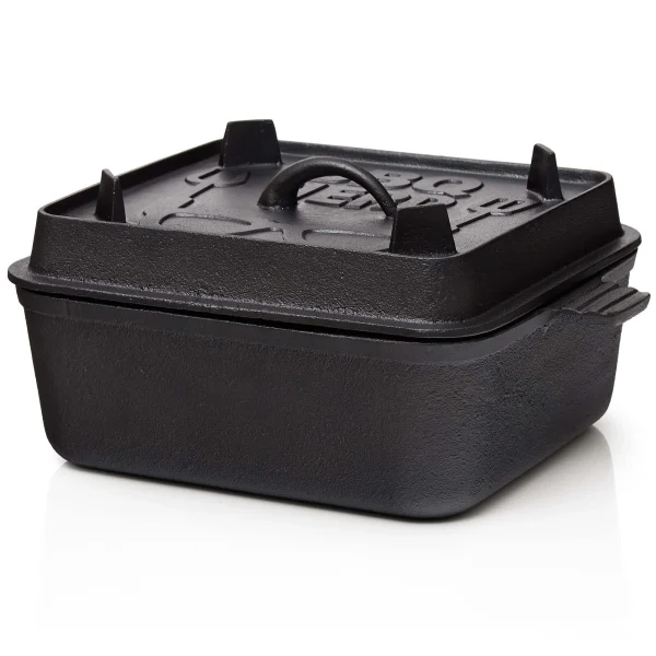 Null BBQ-Nerd© 6er Set Mini Dutch Oven | Kleiner Gusseisentopf Mit Deckel 11x5cm Für Grill, Feuerstelle, Backofen, Herd ǀ Serviertöpfe Kochtopf Schmortopf 4