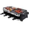 Syntrox-germany Edelstahl Raclette Für 8 Personen Mit Heißem Stein Und Grillplatte 25