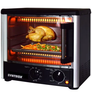 Syntrox-germany 26 Liter Backofen Kleinküche Mit 2 Kochplatten 11