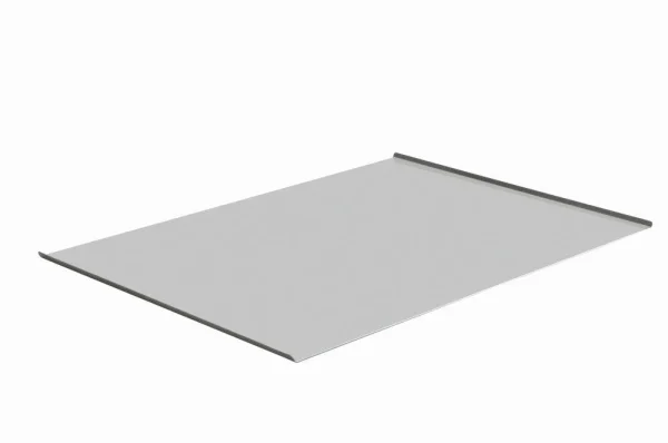 Null Backblech ALU 78 X 58 Cm – Geschlossen 2-seitig Aufgekantet 1