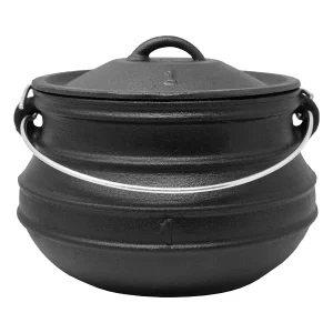 Klarstein Beefalo Potjie Schmortopf Größe M Gusseisen Rund Deckel 6 Liter Schwarz 11