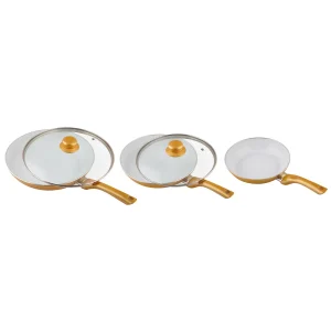 Null Jade Pan Set – 5ER-SET – 20/24/28cm, 2x Glasdeckel, Türkis 11