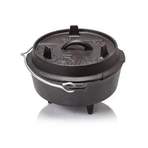 Null Petromax Feuertopf Ft3-t Dutch Oven Gusseisen 1,6L Planer Boden 1-3 Personen 11