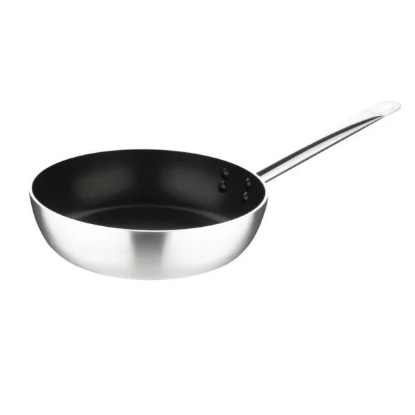 Vogue Antihaft Teflon Aluminium Induktion Platinum Plus Sauté Pan 260mm 3