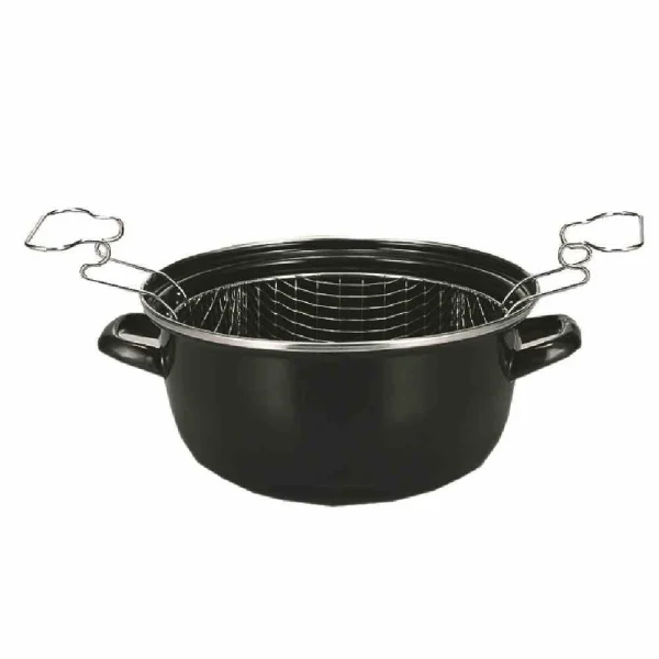 Kruger KRÜGER Pommes-Frites-Topf Schwarz, 24 Cm 1