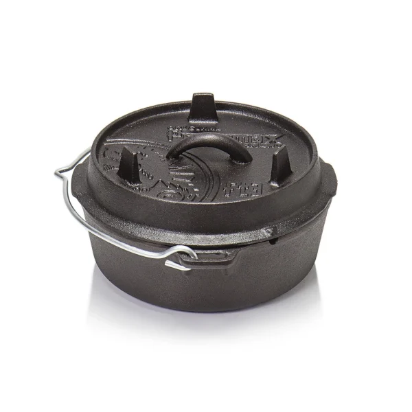 Null Petromax Feuertopf Ft3-t Dutch Oven Gusseisen 1,6L Planer Boden 1-3 Personen 1