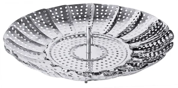 Null Gemüsesieder Dampfgareinsatz Topf Dämpfkorb Für Gemüse 14-24 Cm Aus Edelstahl 3