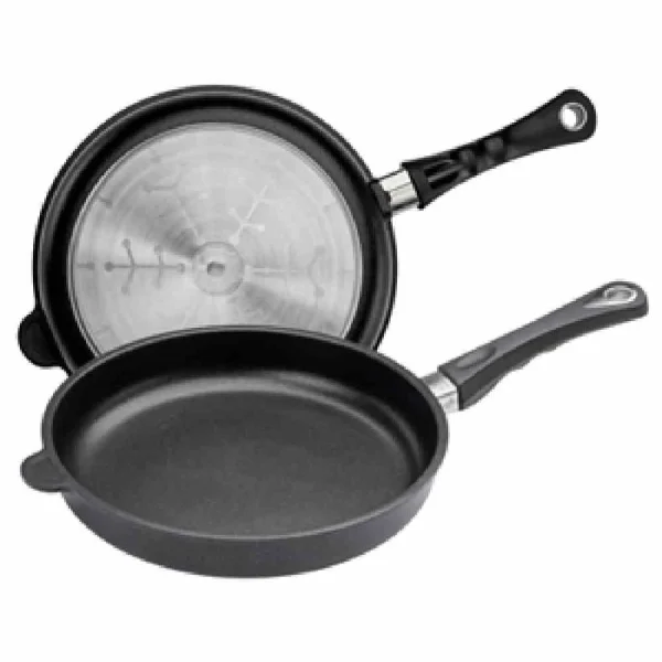 Null AMT Induktions-Wok Aluguss, Ø 20 Cm, Höhe 5 Cm, Antihaftbeschichtung, Induktionsfähig, Backofenfest, Spülmaschinenfest 1