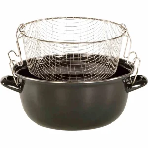 Kruger KRÜGER Pommes-Frites-Topf Schwarz, 24 Cm 21