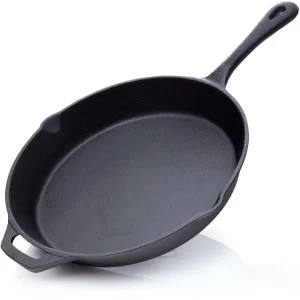 Null Original Chinesische Wokpfanne Mit Holzgriff, Ø 30 Cm – Inkl. Edelstahl WOK-Ring 21