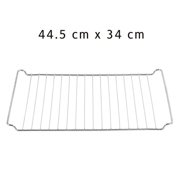 Null ICQN Baguette Backform Mit Gitter Set, 38.5 X 27 X 4 Cm Bagettebackblech Für 3 Mulden, Mit Antihaftbeschichtung, Baguette Backblech, 44.5 X 34 Cm 3