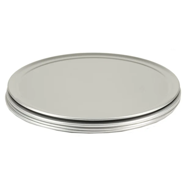 Gvk-eco Pizzablech Rund Aus Aluminium 6 Stück Ø 253 Mm 4