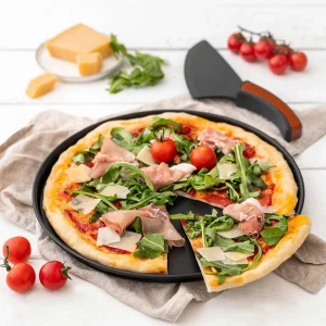 Null Zenker 3-tlg. Pizza Set Pizzaform Backblech Pizzaschneider Antihaftbeschichtung 19