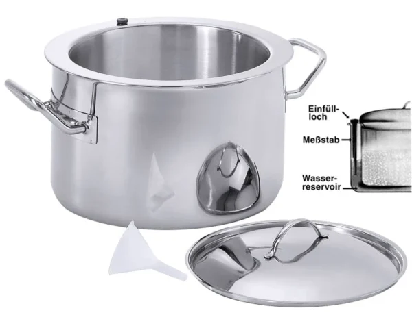 Was-germany WAS Germany – Viertelkocheinsatz Cookware 20, 19 Cm, Edelstahl (2143361) 8