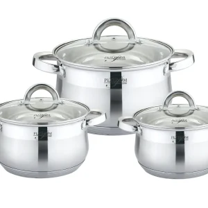 Null AMERCOOK | Rockstone Kochtopf 28cm Mit Deckel | Schiefernoptik | Für Alle Herdarten | Cooking Pot | Induktion Geeignet | Griffe Aus Edelstahl 19