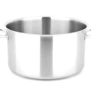 Metro-professional METRO Professional Topf Mit Flachem Deckel, Ø 20 Cm, 2.5 L, Silber 17