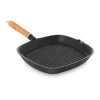 Royal-catering Royal Catering Grillpfanne – Gusseisen – Quadratisch – 25 X 25 X 1,8 Cm RCIP-W25S 25