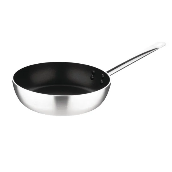 Vogue Antihaft Teflon Aluminium Induktions Platin Plus Sauté Pfanne 280mm 7