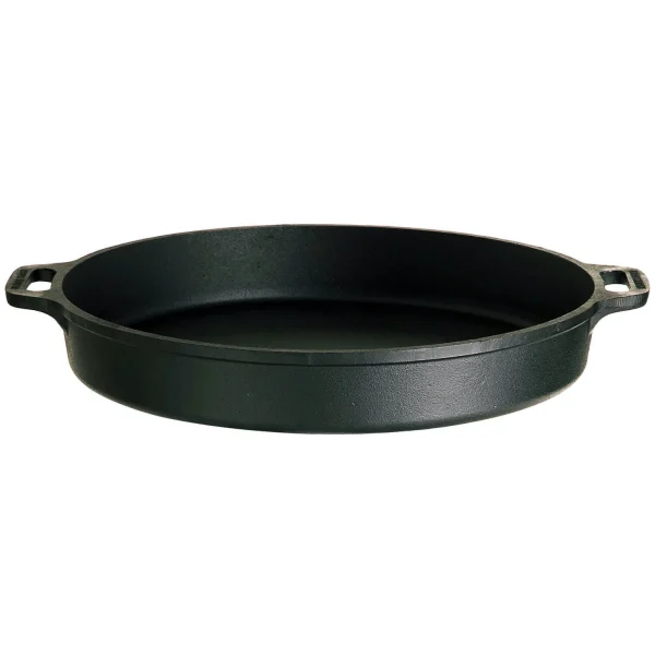 Null Paella-Pfanne VALENCIANA D: 38cm – Stahl Poliert – Zwei Griffe 8