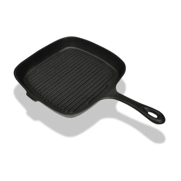 Stalgast Grillpfanne Aus Gusseisen, Gerillt, Abmessung 24 X 24 Cm 5