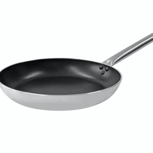 Null Schäfer Bratpfanne Ø28cm 3L Aluminium Phenolharz Pfanne Induktion Antihaft Beschichtung Silber 19