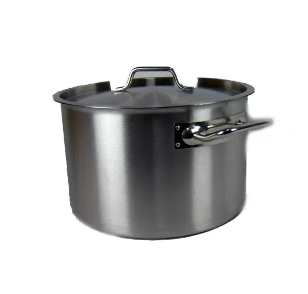 Airbrush-city Kochtopf Gastrotopf Topf 24 Liter Edelstahl Mit Deckel Großküche Gastronomie 4